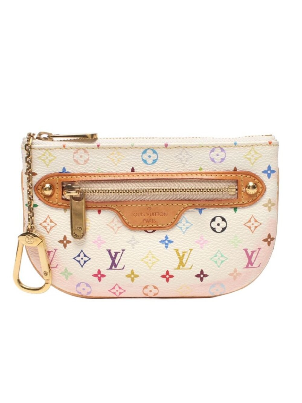 Louis Vuitton Pouch With Carabiner Pochette MM Multicolor